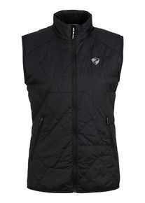 Funktionsweste Ziener "NALIA-Z vest lady", Damen, Gr. 34, schwarz, Obermaterial: 100% Polyester; Obermaterial 2: 84% Polyester, 16% Elasthan; Futter: 100% Polyester; Wattierung: 100% Polyester, Westen Funktionsweste
