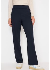 Jerseyhose Cecil "NEELE", Damen, Gr. XXL (46), L&auml;nge 32, urban dunkelblau, Web, Obermaterial: 61% Viskose, 32% Polyamid, 7% Elasthan. Futter: 100% Polyester, unifarben, loose fit lang, Hosen Jerseyhose, mit elastischem Bund