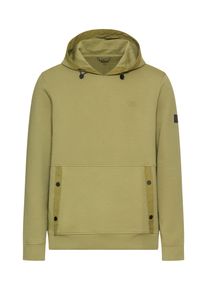 Sweatshirt Camel Active, Herren, Gr. XL, beige (moss stone), Sweatware, Obermaterial: 80% Baumwolle, 14% Polyester, 6% Elasthan, unifarben, regular fit taillenbedeckt, ohne Ausschnitt, B&uuml;ndchen, Sweatshirts Sweatshirt, mit verstellbarer Kapuze