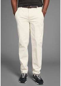 Chinohose Bruno Banani, Herren, Gr. 40, L&auml;nge 34, beige (hellbeige), Web, Obermaterial: 98% Baumwolle, 2% Elasthan, unifarben, regular fit lang, Hosen Chinohose