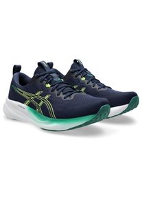 Laufschuh asics "GEL-PULSE 16", Herren, Gr. 46,5, gelb (midnight, lucid gelb), Textil, Schuhe Laufschuh