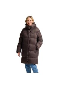 Daunenmantel Jack Wolfskin "ICY HILL COAT W RDS", Damen, Gr. M, peat, Obermaterial: 100% Polyamid. Futter: 100% Polyester. Wattierung: 90% Entendaune, 10% Federn, M&auml;ntel Daunenmantel, W&auml;rmend, winddicht, Daunenjacke
