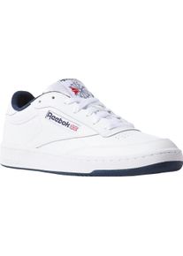 Sneaker Reebok CLASSIC "CLUB C 85", Herren, Gr. 39, blau (wei&szlig;, navy), Leder, Schuhe Sneaker
