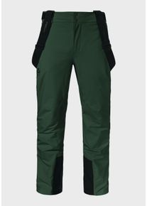 Sch&ouml;ffel Latzhose SCH&Ouml;FFEL "Ski Pants Style Pine MNS", Herren, Gr. 54, Normalgr&ouml;&szlig;en, 6965, gr&uuml;n, Oberstoff: Aussenseite: 100% Polyester; (Membran: Polyurethan); Futter Rumpf oben: 88% Polyester, 12% Elasthan; Futter Rumpf unten: 100% Polyester; Wattierung: 100% Polyester, Hosen Latzhose