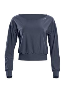 Longsleeve WINSHAPE "LS003LS", Damen, Gr. XS, grau (anthrazit), 85% Polyester, 15% Elasthan, U-Boot-Ausschnitt, Shirts Longsleeve, Functional Light and Soft