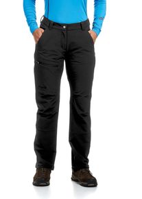 Outdoorhose Maier Sports "DA-HOSE EL. HELGA", Herren, Gr. 52, N-Gr, schwarz, Obermaterial: 91% Polyester, 9% Elasthan, Hosen Outdoorhose