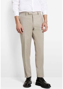 Anzughose Cinque "CIMONOPOLI-H", Herren, Gr. 94, S-Gr, braun (hellbraun), Web, Obermaterial: 53% Polyester, 43% Schurwolle, 4% Elasthan, schmal lang, Hosen Anzughose, mit Paspeltaschen hinten