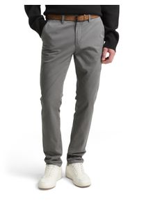 Chinohose Tom Tailor Denim, Herren, Gr. 30, L&auml;nge 34, grau (castlerock grau), Obermaterial: 97% Baumwolle, 3% Elasthan, schmal lang, Hosen Chinohose, leicht vorgewaschen