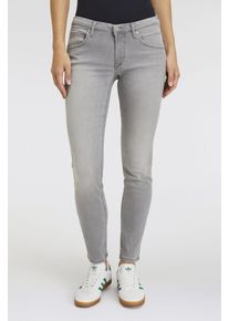 Marc O'Polo Slim-fit-Jeans MARC O'POLO DENIM "Alva", Damen, Gr. 30, L&auml;nge 32, grau (every day grau wash), Denim/Jeans, Obermaterial: 94% Baumwolle, 4% Polyester, 2% Elasthan, unifarben, slim fit normal, Jeans Slim-fit-Jeans, in klassischer 5-Pocket Form