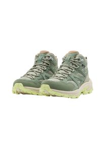 Wanderschuh Jack Wolfskin "VOJO TOUR TEXAPORE MID W", Damen, Gr. 40, eucalyptus, Leder, Textil, Schuhe Wanderschuh, Wasserdicht, Trekkingschuh
