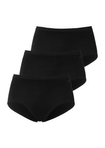 Taillenslip Mey "Lights", Damen, Gr. 50 (50), schwarz, Single Jersey, Obermaterial: 55% Baumwolle, 40% Viskose, 5% Elasthan, unifarben, k&ouml;rpernah, Unterhosen Taillenslip, ohne st&ouml;rende Seitenn&auml;hte