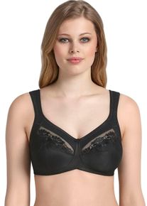 Entlastungs-BH ANITA SINCE 1886 "Safina", Damen, Gr. 90, Cup C, schwarz, Stoff, Obermaterial: 50% Polyamid, 25% Polyester, 10% Elasthan, 10% Viskose, 5% Baumwolle, gebl&uuml;mt, gl&auml;nzend, klassisch, BHs Entlastungs-BH, Cup C-F, mit Spitze, dreigeteilter Cup, Entlastungtr&auml;ger, ohne B&uuml;gel