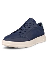 Sneaker Ecco "Move W", Damen, Gr. 40, blau (marine), Leder, Schuhe Sneaker, Freizeitschuh, Halbschuh mit ergonomischer Fluidform Sohle