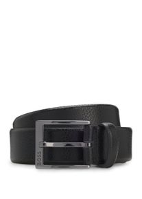 Lederg&uuml;rtel BOSS "Elloy Sz35", Herren, Gr. 105, schwarz (schwarz 001), Leder, unifarben, G&uuml;rtel Lederg&uuml;rtel, in Italien gefertigt