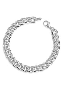Armband Firetti "Schmuck Geschenk Silber 925 Armschmuck Armkette Panzerkette" Gr. 21, silber (silberfarben), Armb&auml;nder, Herren, 21, Silber 925 (Sterlingsilber), Armband, Made in Germany