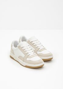 bonprix Sneaker, beige, Gr.38, L&auml;ssiger Sneaker im sportlichen Design, aus Vegan