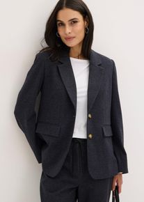 bonprix einreihiger Stretchblazer, blau, Gr.36, eleganter Stretchblazer