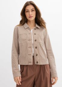 bonprix &Uuml;bergangsjacke, braun, Gr.52, &Uuml;bergangsjacke, 98% Baumwolle