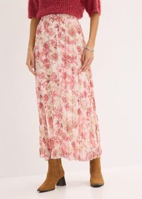 bonprix Chiffon-Rock mit Crinkle Effekt, rosa, Gr.36, eleganter Chiffonrock mit Crinkle Effekt