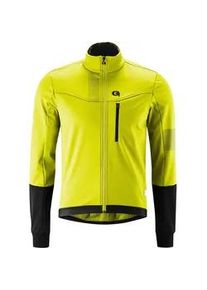 Fahrradjacke Gonso "Valaff", Herren, Gr. 3XL, gelb, 100% Polyester, Jacken Fahrradjacke, Herren Softshell-Jacke, Windjacke atmungsaktiv und wasserabweisend