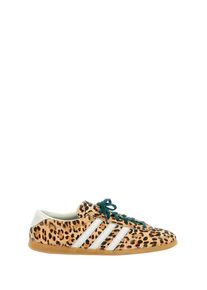 adidas originals Low-Top Sneaker - Animal-Print Calf Hair Sneakers With Double Laces - Gr. 4 - in Braun - f&uuml;r Damen