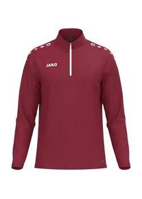Jako One 1/4-Zip Sweatshirt Kinder 155 - bordeaux 116