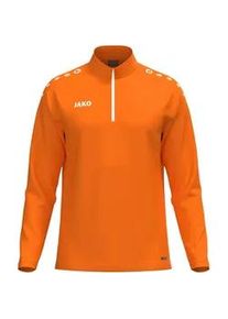 Jako One 1/4-Zip Sweatshirt Kinder 350 - neonorange 140