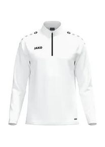 Jako One 1/4-Zip Sweatshirt Kinder 000 - wei&szlig; 116