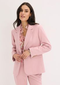 bonprix einreihiger Blazer aus feinem Viskose-Mix, rosa, Gr.46, einreihiger Blazer aus feinem Viskose-Mix