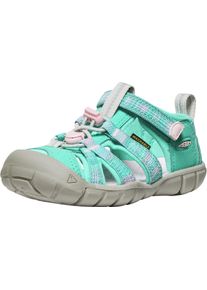Sandale Keen "SEACAMP II CNX", M&auml;dchen, Gr. 30, rosa (bright aqua, pink, a, boo), Synthetik, Schuhe Sandale
