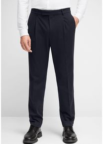 Anzughose Cinque "CISALTO", Herren, Gr. 94, N + S Gr, blau (dunkelblau), Web, Obermaterial: 52% Polyester, 21% Polyamid, 17% Viskose, 10% Elasthan, unifarben, relaxed fit lang, Hosen Anzughose