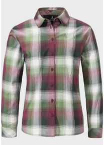 Sch&ouml;ffel Outdoorbluse SCH&Ouml;FFEL "Hiking Blouse Style Limedes WMS", Damen, Gr. 42, pink (3825, pink), Oberstoff: 60% Baumwolle, 40% Polyester, bequem, V-Ausschnitt, Blusen Outdoorbluse