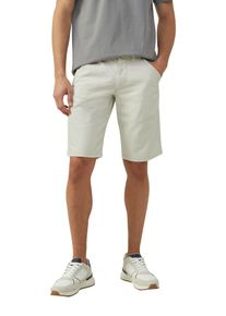 Bermudas s.Oliver, Herren, Gr. 30, N-Gr, wei&szlig; (cloudy wei&szlig;), Obermaterial: 98% Baumwolle, 2% Elasthan, unifarben, regular fit kniefrei, Hosen Bermudas, Sommerhose mit Naht Details