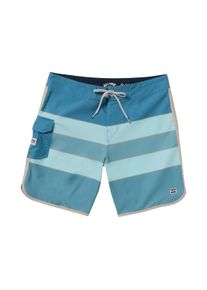 Boardshorts Billabong "73 Pro 17", Herren, Gr. 33(M/L), blau (dusty blau), 90% Polyester, 10% Elasthan, Hosen Boardshorts