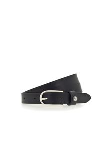 Lederg&uuml;rtel Tamaris, Damen, Gr. 105, schwarz, Rindsleder, unifarben, G&uuml;rtel Lederg&uuml;rtel, weiches Rindleder mit leichter Narbung, schmal, Topseller