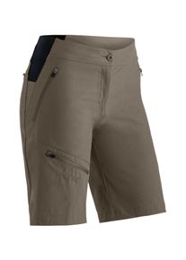 Outdoorhose Maier Sports "Inara Short Vario", Herren, Gr. 36, Normalgr&ouml;&szlig;en, braun (schlamm), 90% Polyamid, 10% Elasthan, Hosen Outdoorhose, Damen Shorts, kurze Wanderhose, Outdoor-Hose, 4 Taschen, Regular Fit