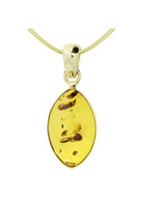 Kette und Anh&auml;nger Set OSTSEE-SCHMUCK "- Macy - Gold 333/000 - Bernstein" Gr. 45, gold (gold 333, goldfarben, gelb), Schmuck_Sets, Damen, 45, Gelbgold 333, Kette und Anh&auml;nger Set