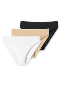 Tai-Slip uncover by Schiesser "Uncover Cotton", Damen, Gr. XL, 901, sonstiges, Single Jersey, Obermaterial: 95% Baumwolle, 5% Elasthan, k&ouml;rpernah, Unterhosen Tai-Slip, weich, elastisch, Basic, Cotton-Mix
