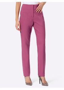 CR&Eacute;ATION L Webhose CREATION L, Damen, Gr. 46, Normalgr&ouml;&szlig;en, lila (erika), 89% Polyester, 11% Elasthan, unifarben, Hosen Webhose