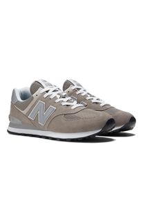 Sneaker New Balance "ML574 Core", Herren, Gr. 41,5, grau (stein, grau), Leder, Textil, Schuhe Sneaker, Topseller