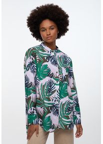 Klassische Bluse Eterna "OVERSIZE", Damen, Gr. 46, gr&uuml;n, 70% cotton, 30% Lyocell, Blusen Klassische Bluse