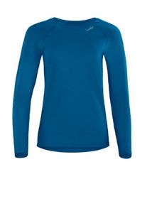 Langarmshirt WINSHAPE "AET118LS", Damen, Gr. L, gr&uuml;n (teal gr&uuml;n), 85% Polyester, 15% Elasthan, Rundhals, Shirts Langarmshirt, Functional Light and Soft Long Sleeve Top