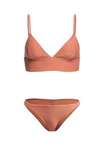 Tankini Roxy "Coconut Crew", Damen, Gr. XL, Cup B, beige (cedar wood), Obermaterial: 78% Nylon, 17% Nylon, 4% metallisierte Fasern, 1% Elasthan;, Bikini-Sets Tankini
