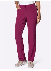 Funktionshose Classic Basics, Damen, Gr. 46, Normalgr&ouml;&szlig;en, lila (malve), 92% Polyester, 8% Elasthan, unifarben, Hosen Funktionshose