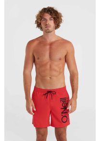 O`Neill Badeshorts O'NEILL "ORIGINAL CALI 16'' SWIM SHORTS", Herren, Gr. S, N-Gr, orange, Obermaterial: 100% Polyester, Badehosen Badeshorts, in trendigen Unifarben