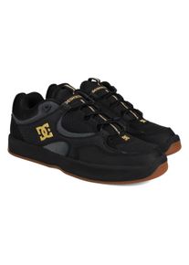 Skateschuh DC Shoes "Kalynx Zero", Herren, Gr. 9,5(42,5), gold (schwarz, gold), Obermaterial:Obermaterial: Leder (Kuh) / Futter: Textil / Au&szlig;ensohle: Gummi;, Schuhe Skateschuh