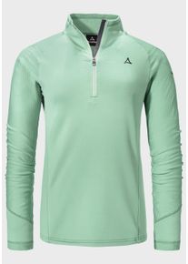 Sch&ouml;ffel Funktionsshirt SCH&Ouml;FFEL "Hiking Longsleeve Style Cascata WMS", Damen, Gr. 44, 6305, gr&uuml;n, Oberstoff: 94% Polyester, 6% Elasthan, V-Ausschnitt, Shirts Funktionsshirt
