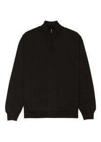 Troyer Element "Icon Embroidery", Herren, Gr. M, off schwarz, Obermaterial: 50% Walkfrottier, 50% Microfaser;, Pullover Troyer
