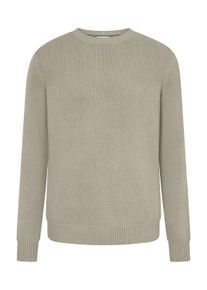 JOOP! Strickpullover JOOP JEANS "Belao", Herren, Gr. XL, beige (natural), Strick, Obermaterial: 100% Baumwolle, clean, unifarben, regular fit normal, Rundhals, eingesetzt Rippstrickb&uuml;ndchen, Pullover Strickpullover, mit Rundhalsausschnitt