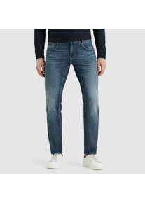 PME-Legend Straight-Jeans PME LEGEND "Commander 3.0 PTR180", Herren, Gr. 32, L&auml;nge 36, blau (deep mid blau), Denim/Jeans, Obermaterial: 98% Baumwolle, 2% Elasthan, Jeans Straight-Jeans